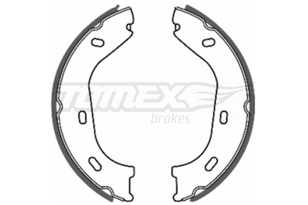 Sada brzdových čeľustí TOMEX Brakes
